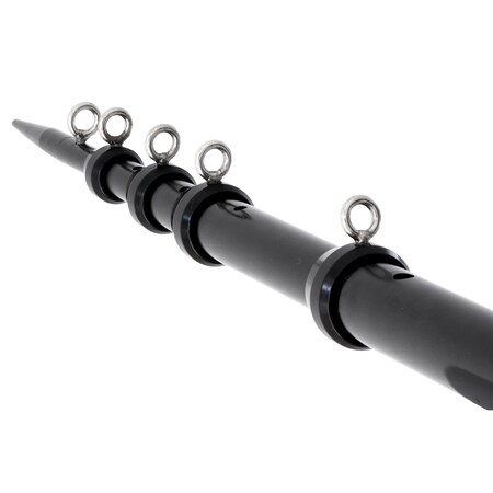 Tigress XD Telescoping Aluminum Outrigger Poles - 15 - 1-1/2" OD Black 88924-1
